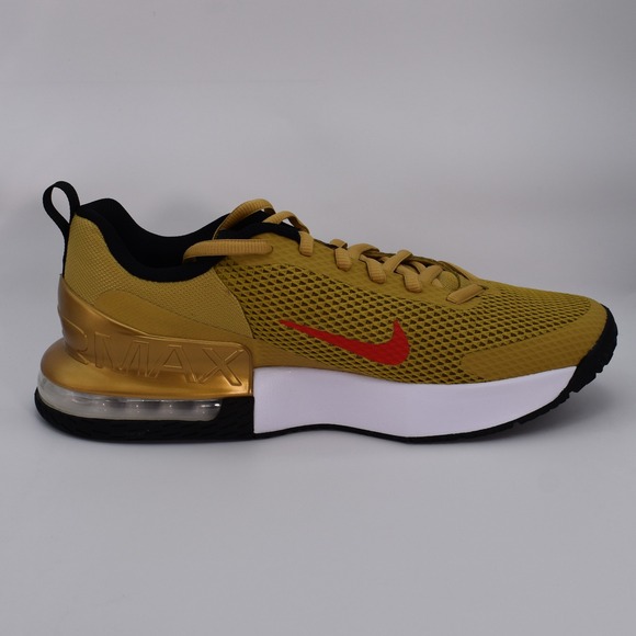 Nike Air Max Alpha Trainer 6 Sneakers Sz 11 Flat Gold University Red FQ1833-700 - Picture 9 of 15